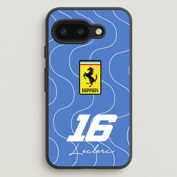 Blue 16 - Charles Leclerc Phone Case - Google Pixel 9a / Standard
