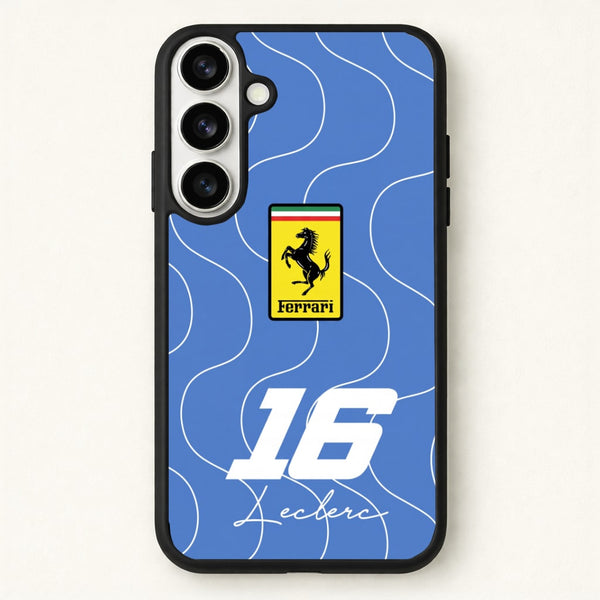 Blue 16 - Charles Leclerc Phone Case - Galaxy S26 / Standard