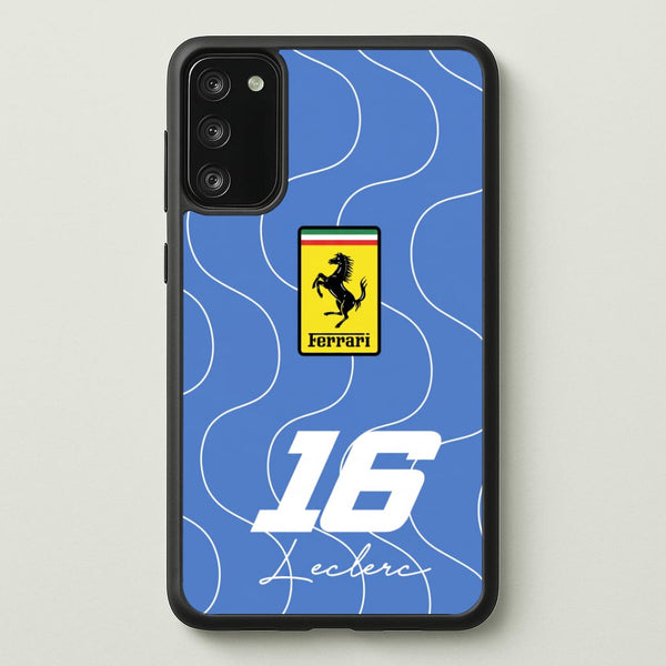 Blue 16 - Charles Leclerc Phone Case - Galaxy S20 / Standard