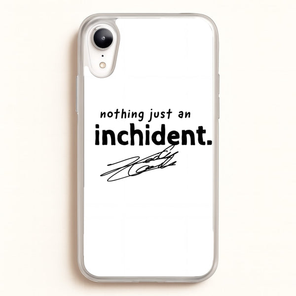 Nothing Just An Inchident - Charles Leclerc Phone Case - iPhone XR / Standard