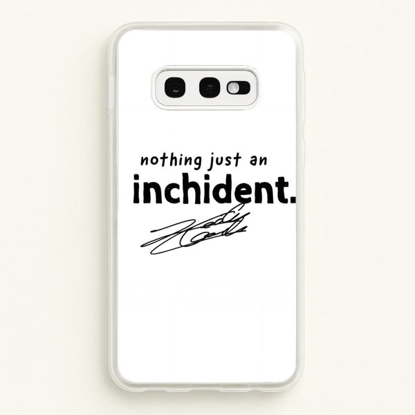Nothing Just An Inchident - Charles Leclerc Phone Case - Galaxy S10e / Standard