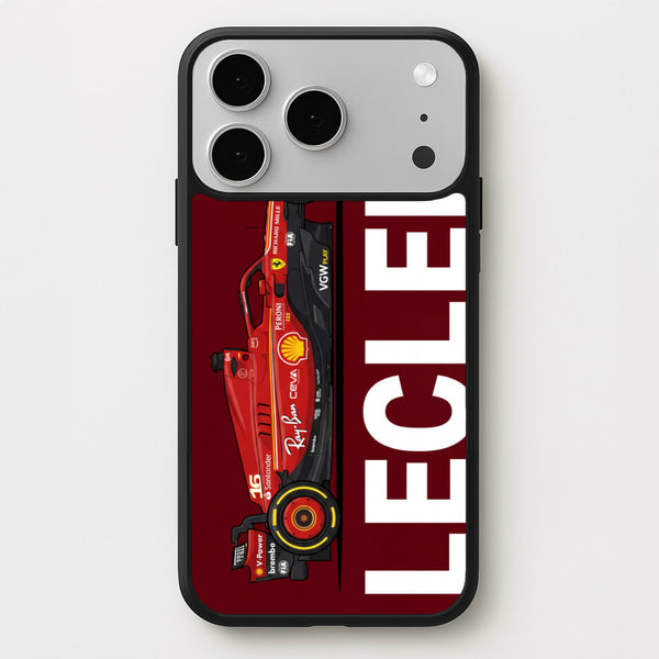 Charles Leclerc Ferarri Phone Case - iPhone 17 Pro / Standard