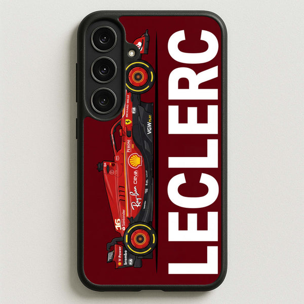 Charles Leclerc Ferarri Phone Case - Galaxy S25FE / Standard