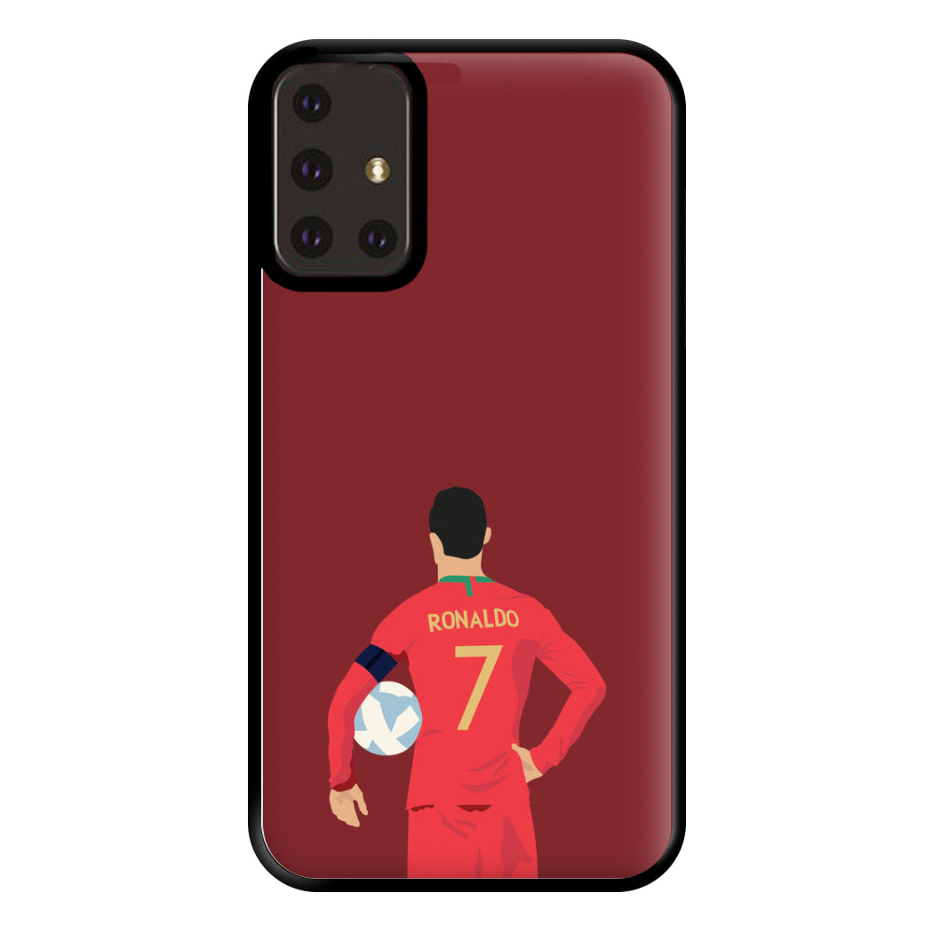 Ronaldo - Football Phone Case for Galaxy A71