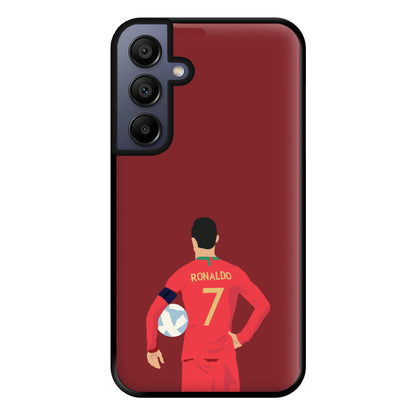 Ronaldo - Football Phone Case for Galaxy A15