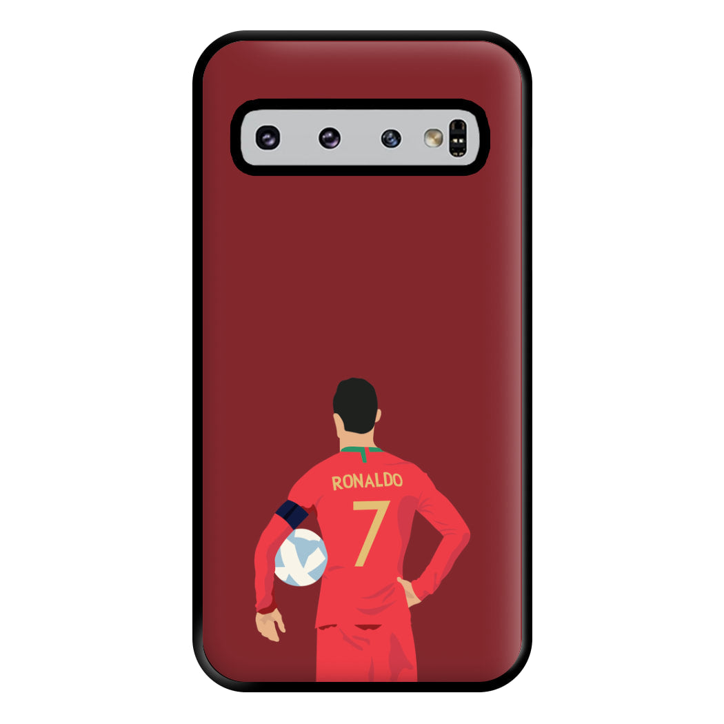 Ronaldo - Football Phone Case for Galaxy S10 Plus