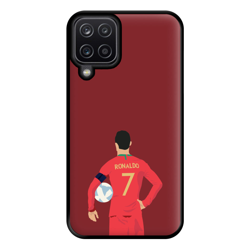 Ronaldo - Football Phone Case for Galaxy A12