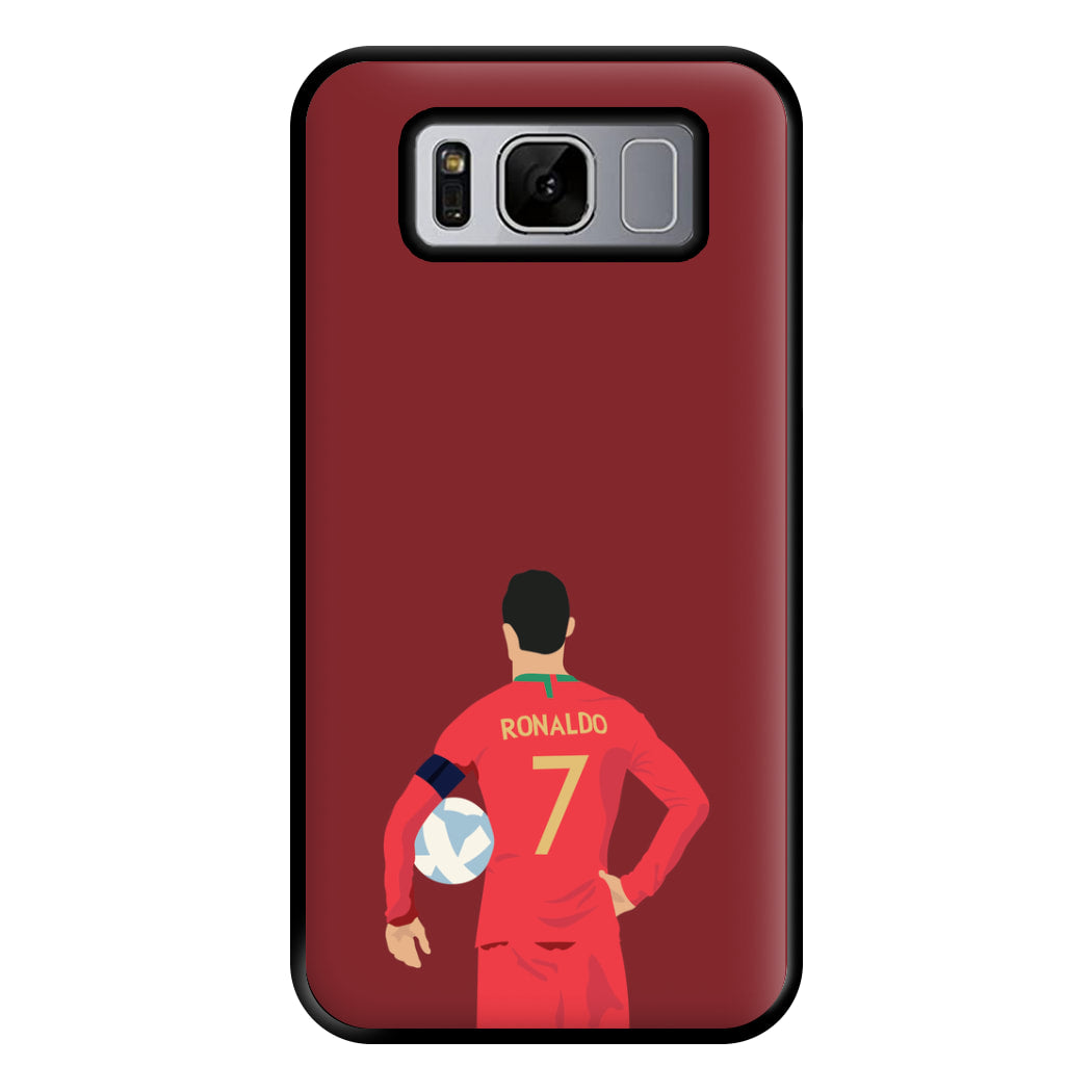 Ronaldo - Football Phone Case for Galaxy S8 Plus