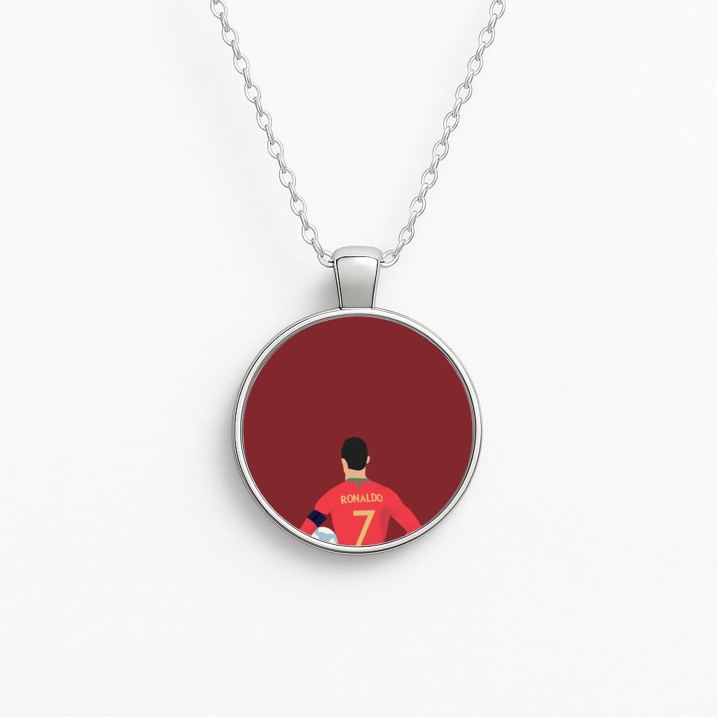 Ronaldo - Football Circle Necklace