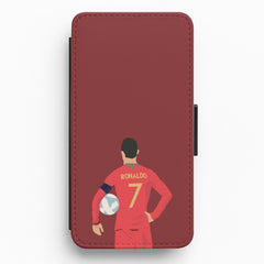Ronaldo - Football Flip / Wallet Phone Case
