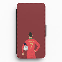 Ronaldo - Football Flip / Wallet Phone Case