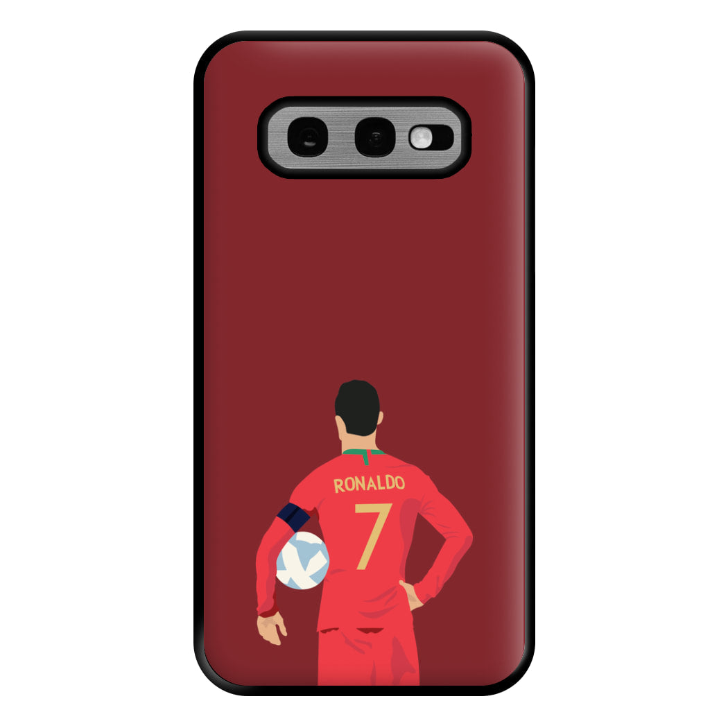 Ronaldo - Football Phone Case for Galaxy S10e