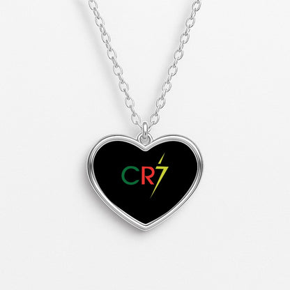 CR7 - Football Heart Necklace