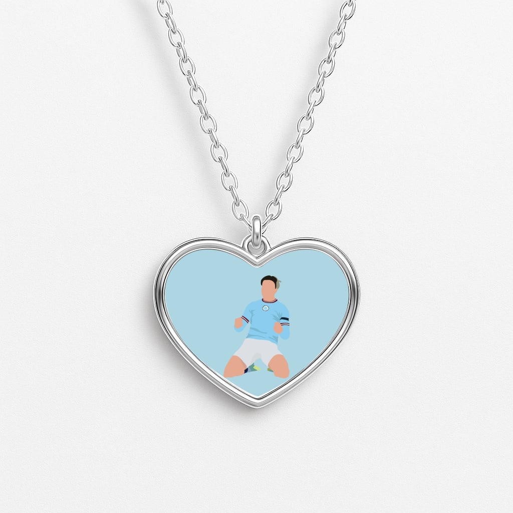 Grealish - Football Heart Necklace