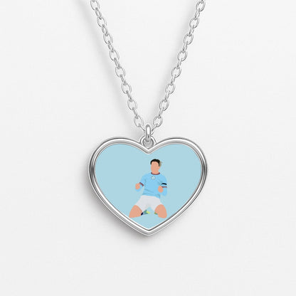 Grealish - Football Heart Necklace