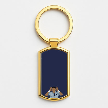 Neymar - Football Gold Keyring