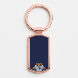 Neymar - Football Rose Gold Keyring