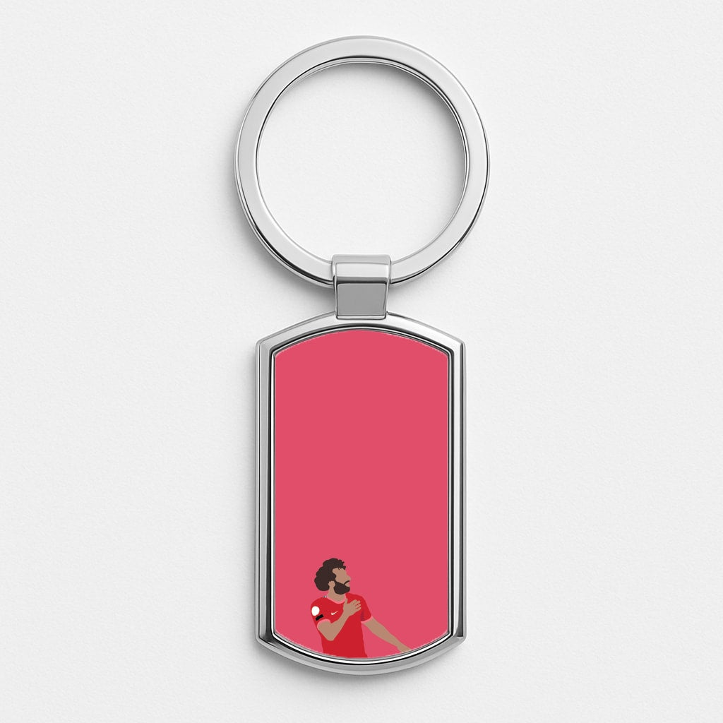 Salah - Football Silver Keyring