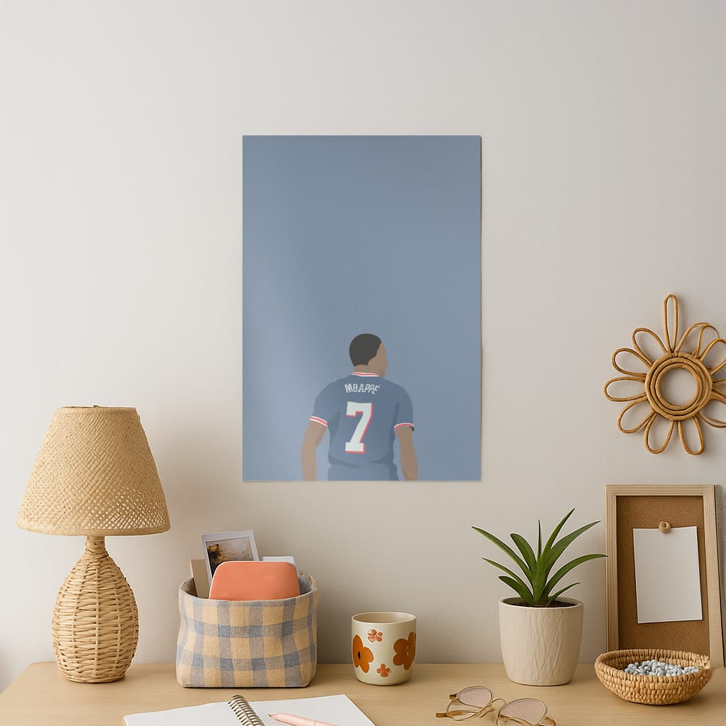 Mbappe - Football Art Print