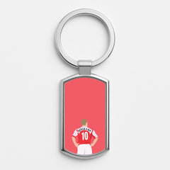 Bergkamp - Football Luxury Keyring