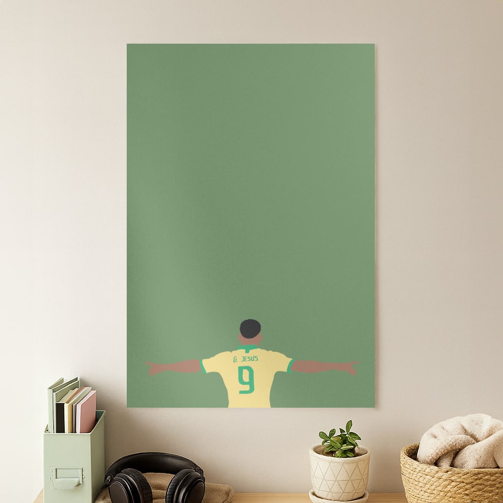 Jesus - Football Poster