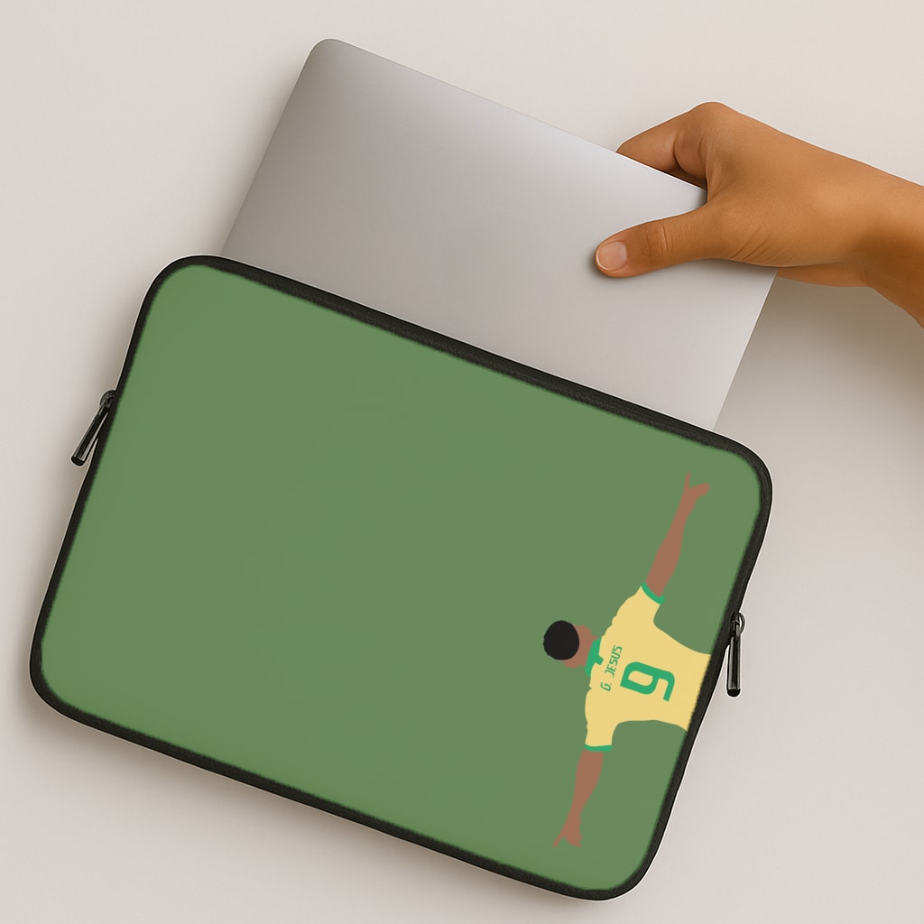 Jesus - Football MacBook Case