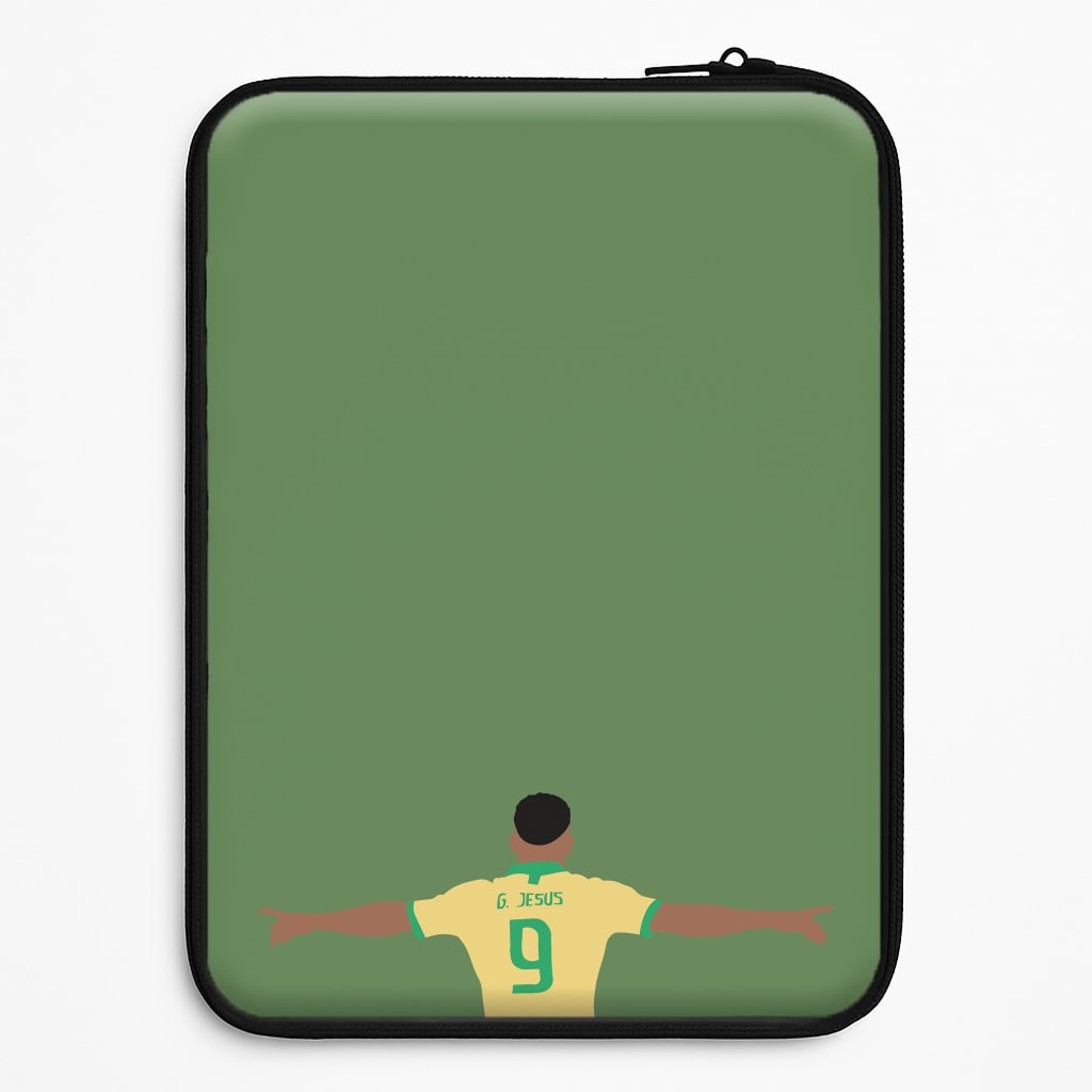 Jesus - Football Laptop Sleeve