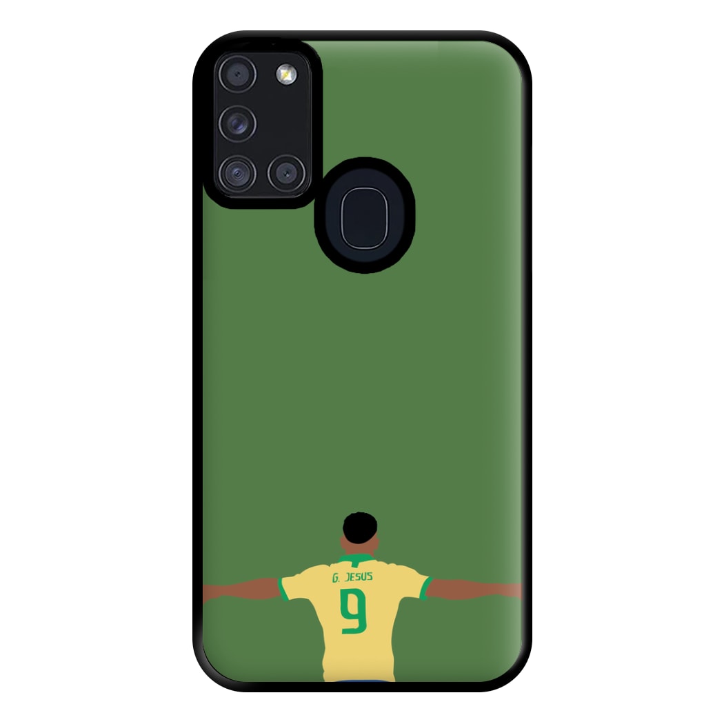 Jesus - Football Phone Case for Galaxy A21s