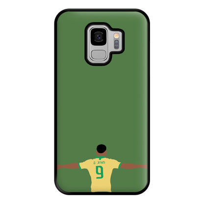 Jesus - Football Phone Case for Galaxy S9 Plus