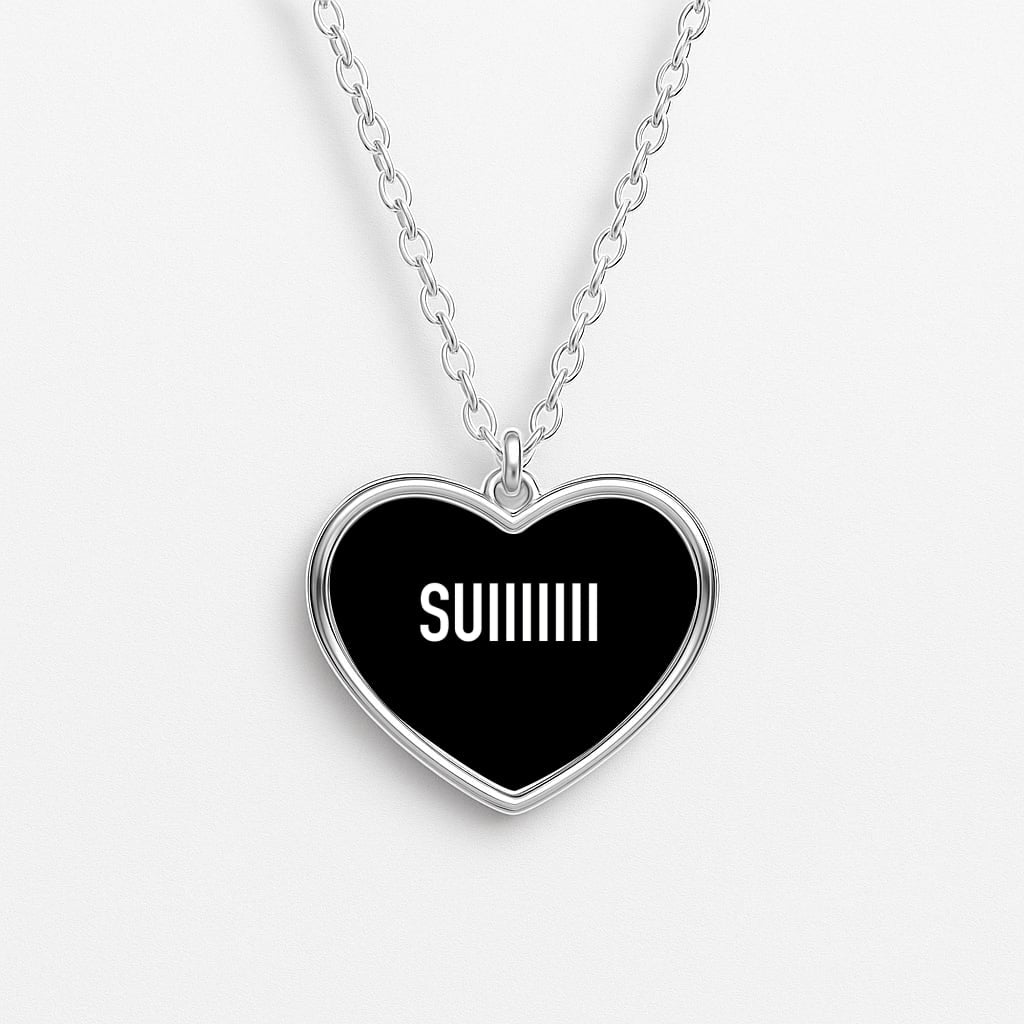 SUI - Football Heart Necklace