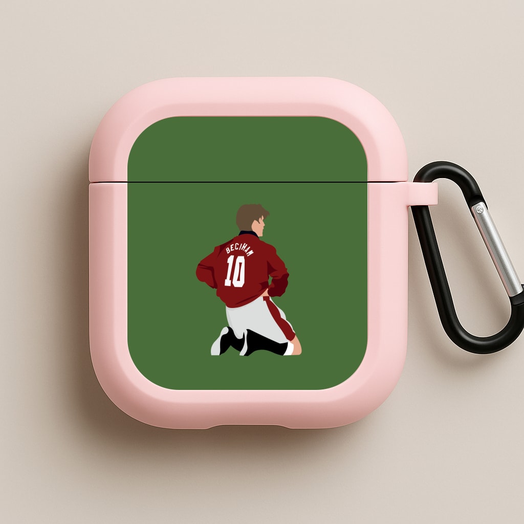 Beckham - Football Pink AirPods Case