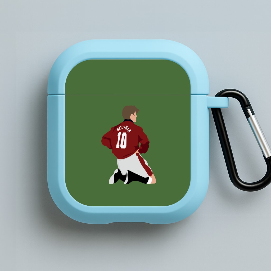 Beckham - Football Blue AirPods Case