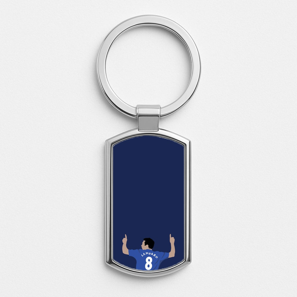 Lampard- Football Silver Keyring