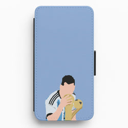 GOAT - Messi Flip / Wallet Phone Case