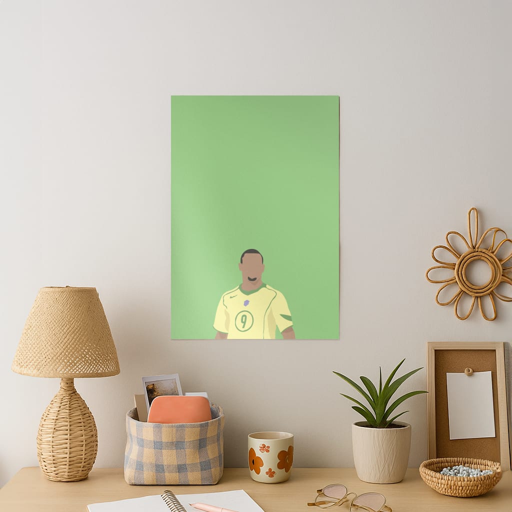 R9 Ronaldo - Football Art Print
