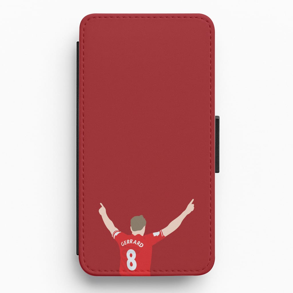 Gerrard - Football Flip / Wallet Phone Case