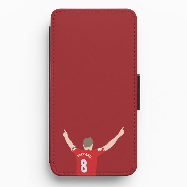 Gerrard - Football Flip / Wallet Phone Case