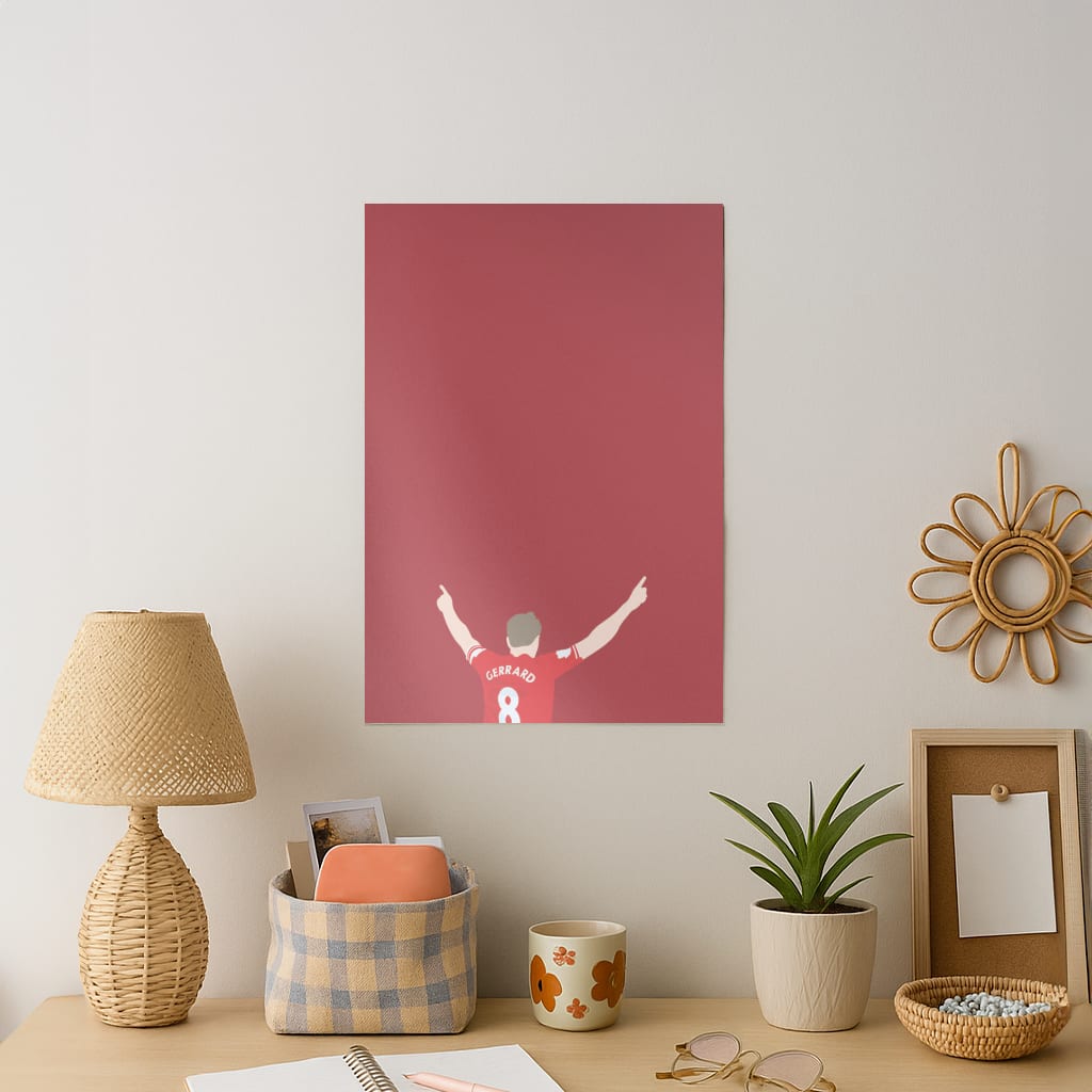 Gerrard - Football Art Print