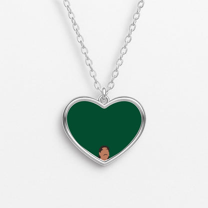 Bellerin - Football Heart Necklace