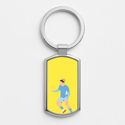 Jack Grealish - Football Silver Keyring