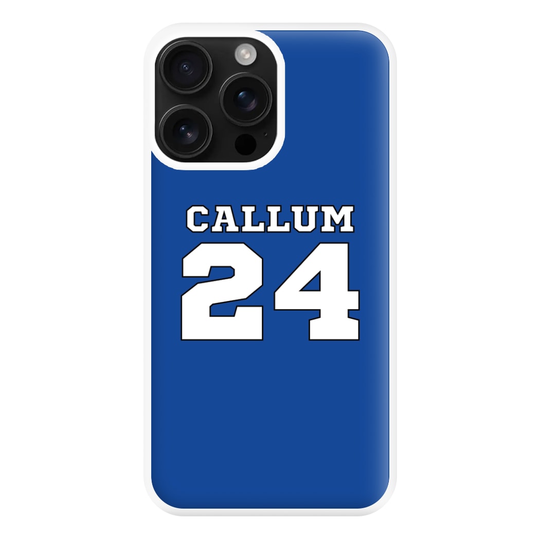 Dark Blue - Personalised Football Phone Case