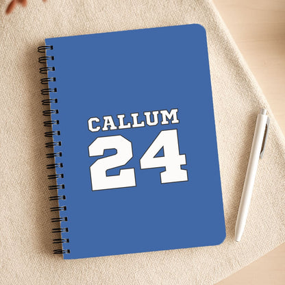 Dark Blue - Personalised Football Notepad
