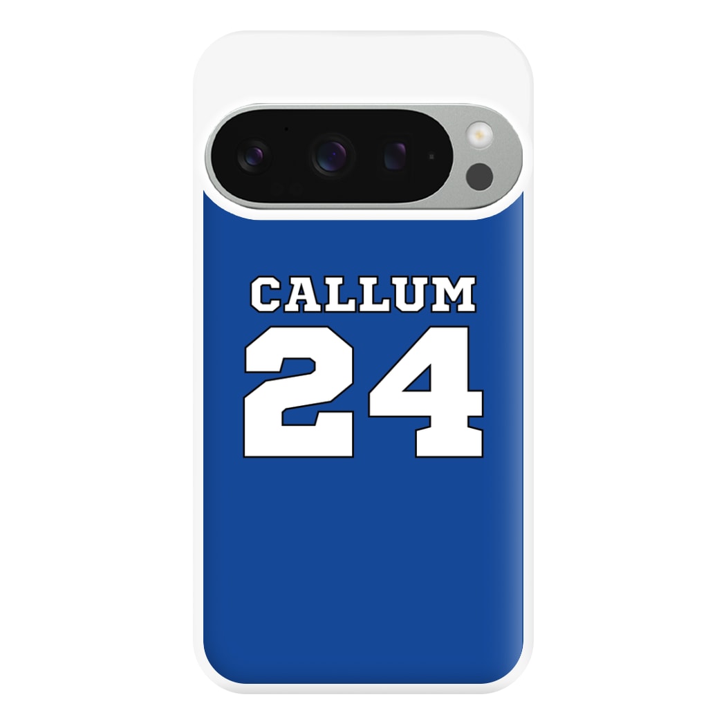 Dark Blue - Personalised Football Phone Case for Google Pixel 9 Pro XL