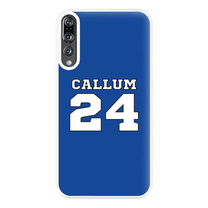 Dark Blue - Personalised Football Phone Case for Huawei P20 Pro