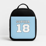 Light Blue - Personalised Football Insulated Lunchbox
