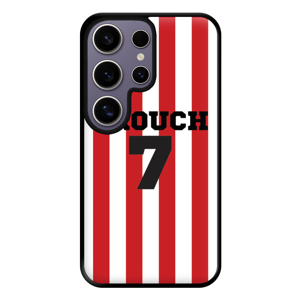 Red And White  Phone Case for Galaxy S25 Ultra