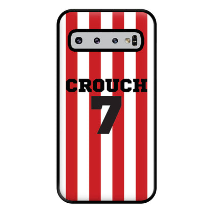 Red And White  Phone Case for Galaxy S10 Plus