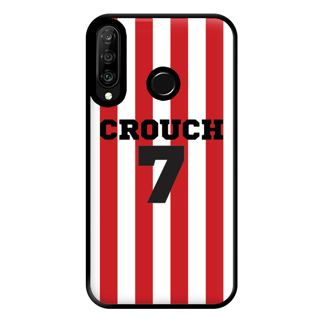 Red And White  Phone Case for Huawei P30 Lite