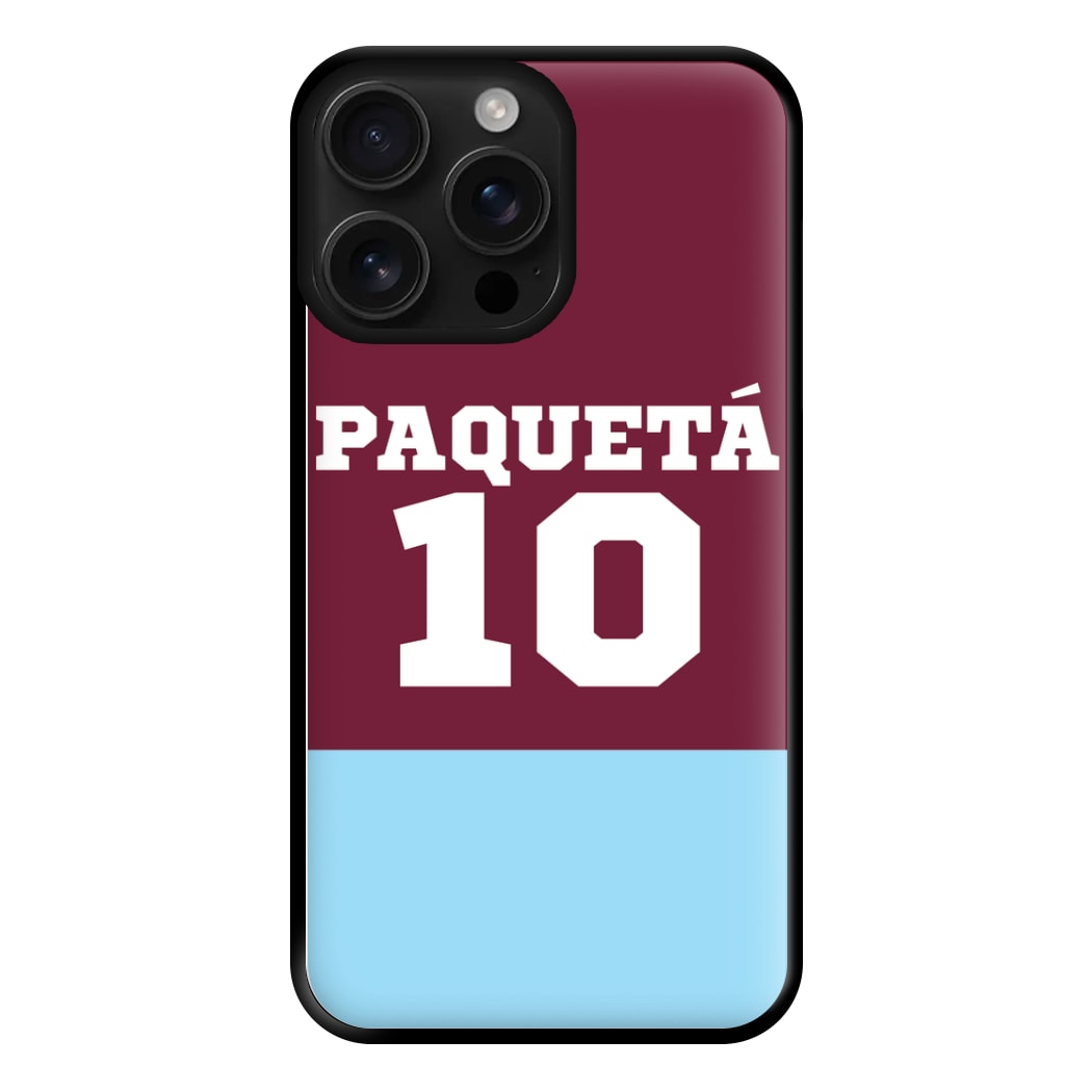 Claret And Light Blue Phone Case