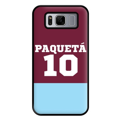 Claret And Light Blue Phone Case for Galaxy S8 Plus